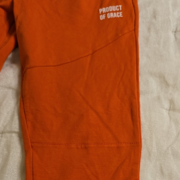 Aho Primo Joggers with Elastic Cuffs. Orange. - Picture 13 of 13